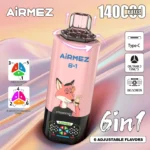 Airmez FOX 140000 Puffs 6 IN 1 – 140 000 pyknięć i 6 smaków w jednym e-papierosie - imagine 4