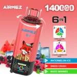 Airmez FOX 140000 Puffs 6 IN 1 – 140 000 pyknięć i 6 smaków w jednym e-papierosie - imagine 8