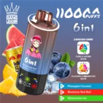 Bang Leader 110000 Zaciągnięć 6w1 – Jednorazowy E-Papieros z Ładowaniem USB-C i Regulacją Smaków - imagine 11