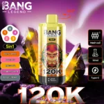 Bang Legend 120000 Puffs 5 w 1 Smaki – Jednorazowy E-Papieros Z Niezrównaną Wydajnością i Smakami! - imagine 4
