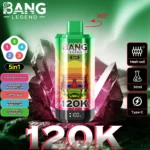 Bang Legend 120000 Puffs 5 w 1 Smaki – Jednorazowy E-Papieros Z Niezrównaną Wydajnością i Smakami! - imagine 5