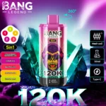 Bang Legend 120000 Puffs 5 w 1 Smaki – Jednorazowy E-Papieros Z Niezrównaną Wydajnością i Smakami! - imagine 8