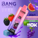 Bang Legend 110000 Puffs 3 w 1 Smaki – Jednorazowy E-Papieros Z Niezrównaną Wydajnością i Wszechstronnością Smaków! - imagine 11