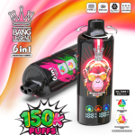 Bang Legend 150000 Zaciągnięć 6 w 1 Smaki – Najnowszy Jednorazowy E-Papieros z Wyświetlaczem LED i Ładowaniem Type-C - imagine 10