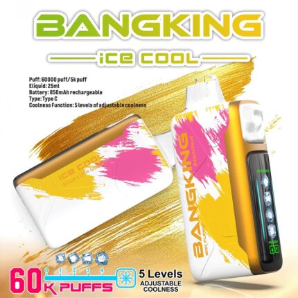 Bang King Ice Cool 60K – 60.000 de pufuri de gheață | VapoMistrz