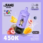 Bang Leader 450K zaciągnięć – 15 w 1 ładowalny jednorazowy vape z regulowanym chłodzeniem i inteligentnym wyświetlaczem – Hurt - imagine 4