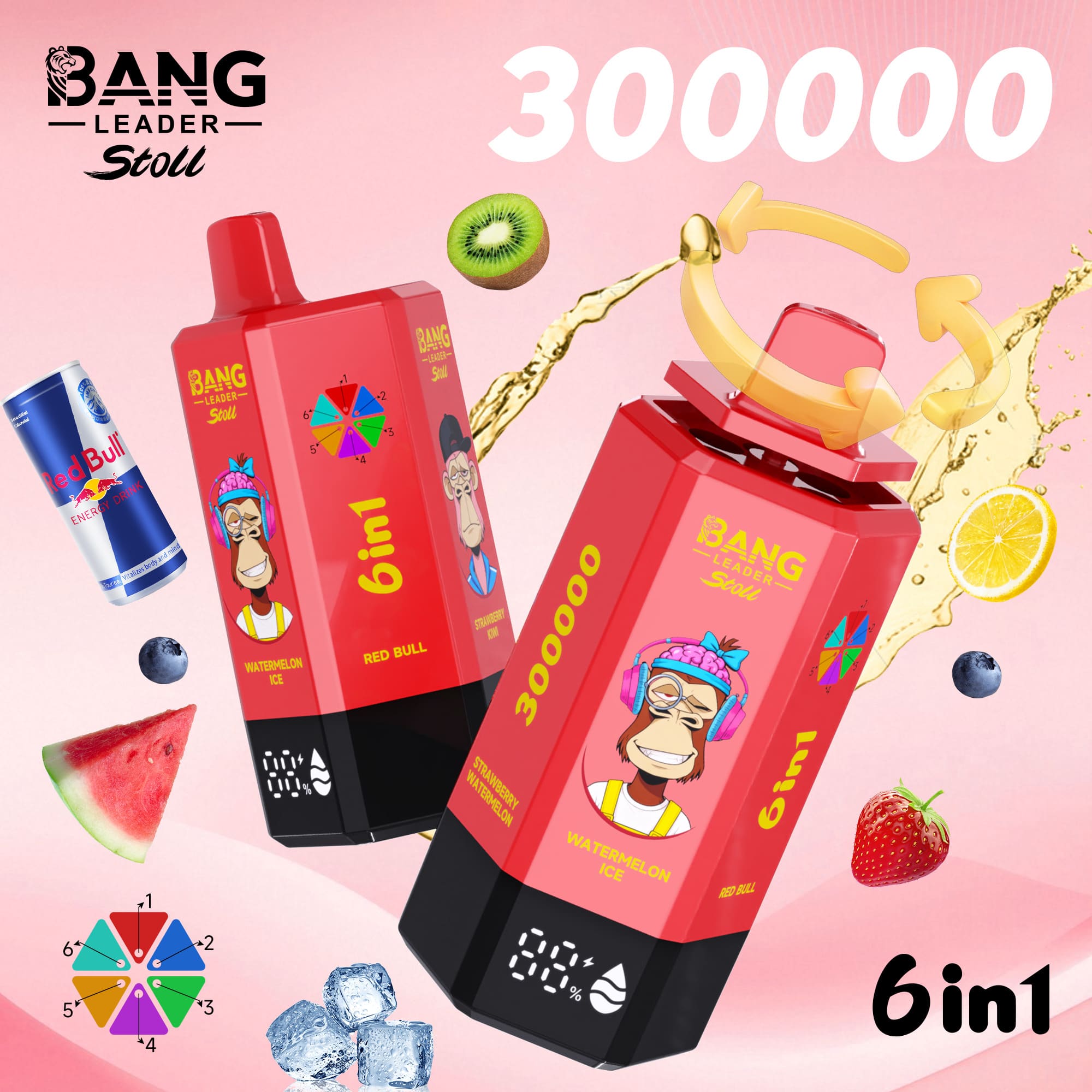 Bang Leader 300K Puffs Disposable Vape 6 in 1 - imagine 13