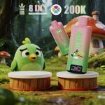 Bang King 200K Puffs Vape – 8 Smaków w 1, Dual Mesh Coil, LED Display - imagine 13