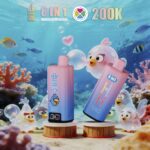 Bang King 200K Puffs Vape – 8 Smaków w 1, Dual Mesh Coil, LED Display - imagine 7