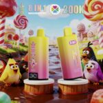 Bang King 200K Puffs Vape – 8 Smaków w 1, Dual Mesh Coil, LED Display - imagine 8