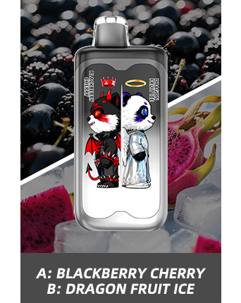 Merry Mi Panda Twins 40000 Puffs – dublă aromă într-un singur dispozitiv
